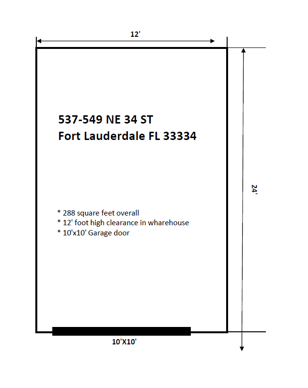 537 NE 34th Street- Bay 6
